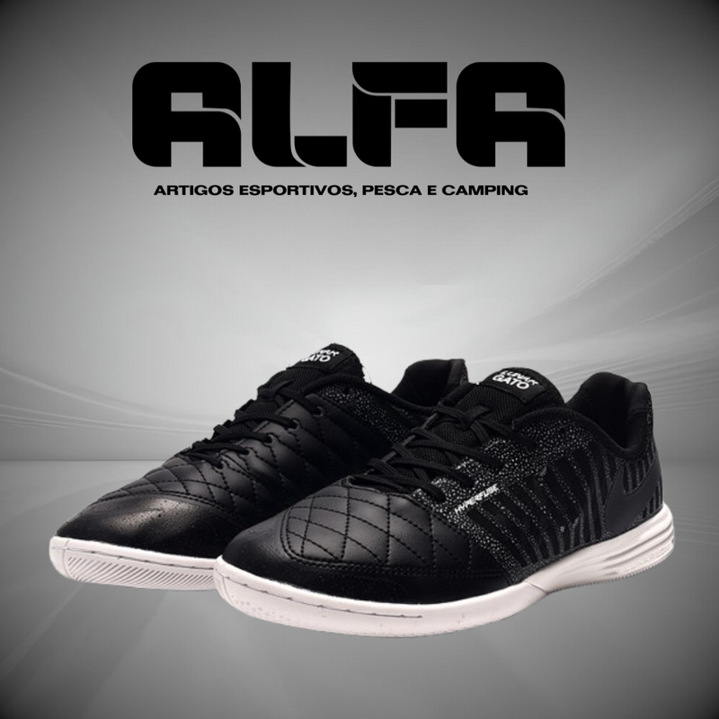 Chuteira de Futsal Nike Lunar Gato 2 Pretas (COM BRINDES EXCLUSIVOS)