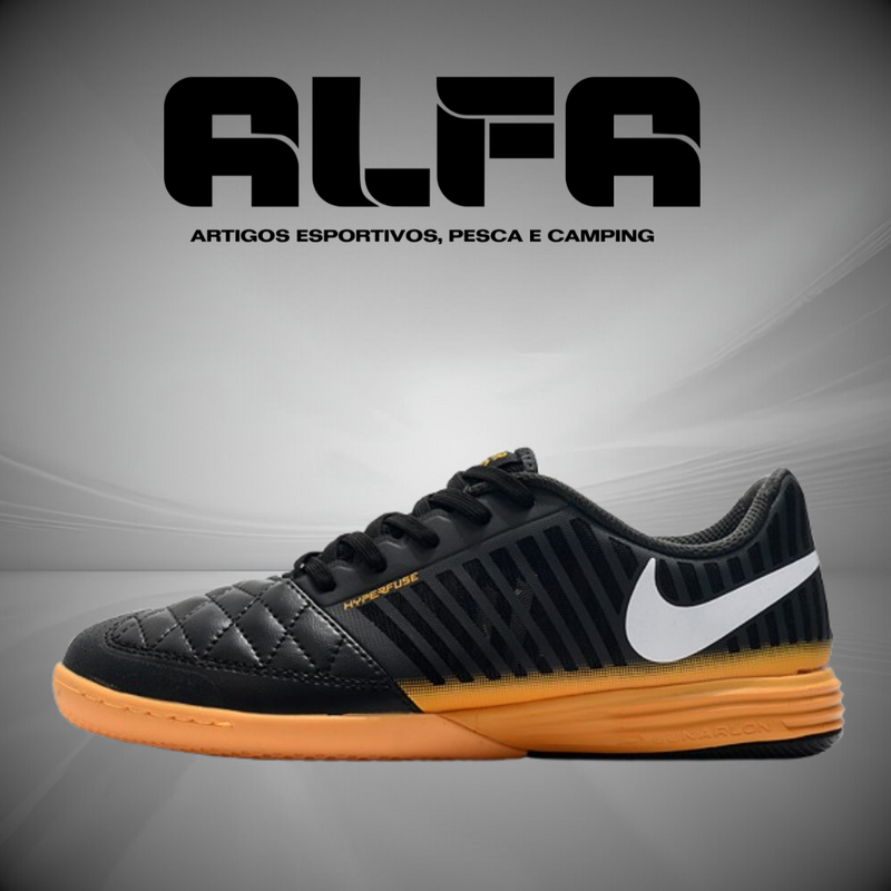 Chuteira de Futsal Nike Lunar Gato 2 Pretas (COM BRINDES EXCLUSIVOS)