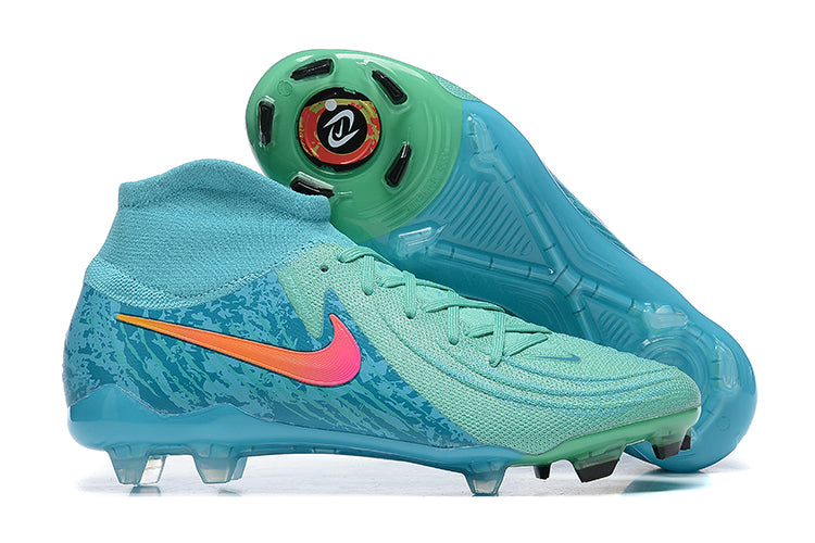 Chuteira Campo Nike Phantom Luna Elite FG Azul + BRINDES EXCLUSIVOS