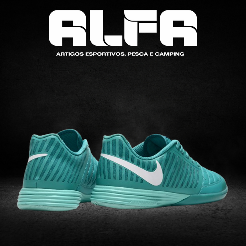 Chuteira de Futsal Nike Lunar Gato 2 Azul (COM BRINDES EXCLUSIVOS)