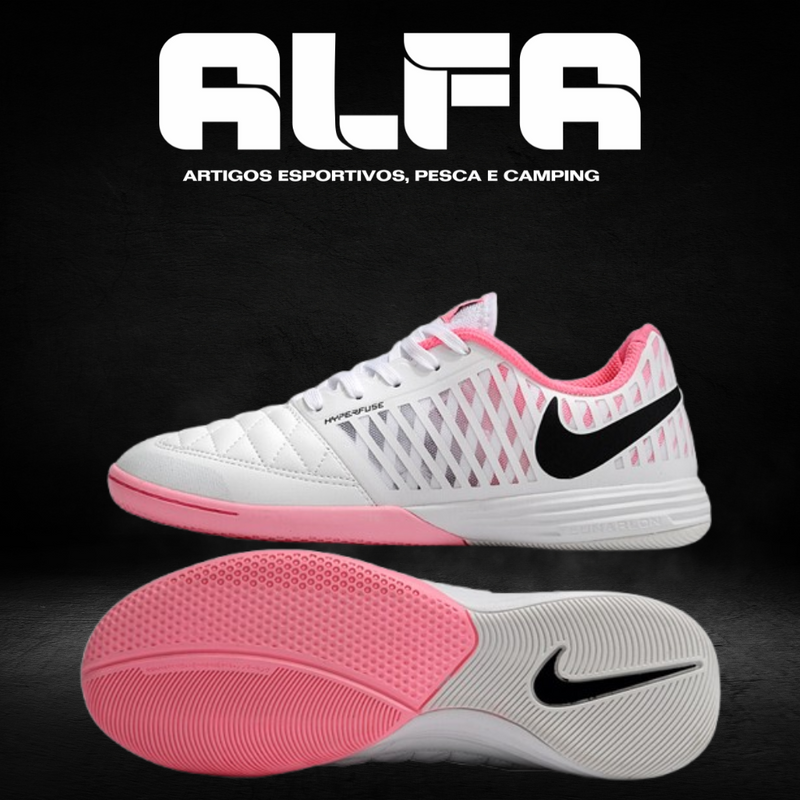 Chuteira de Futsal Nike Lunar Gato 2 Brancas (COM BRINDES EXCLUSIVOS)