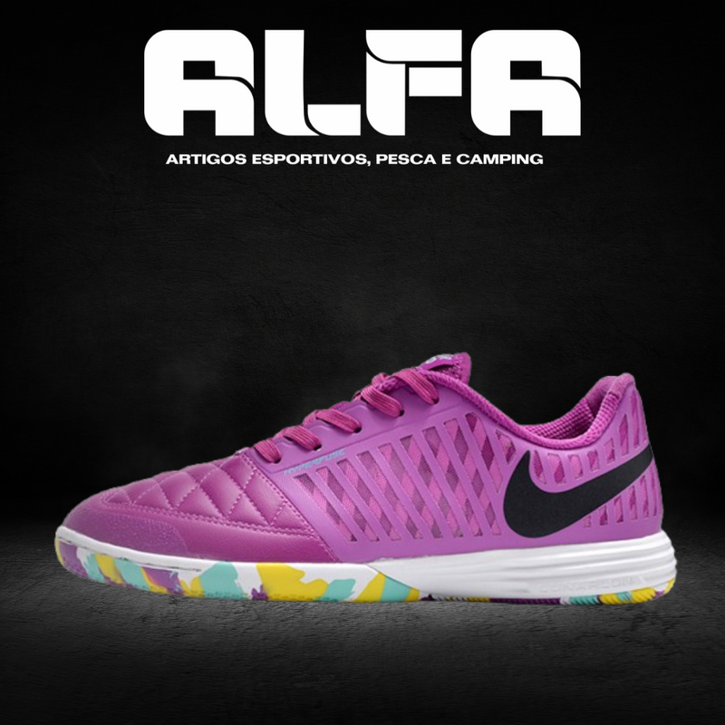 Chuteira de Futsal Nike Lunar Gato 2 Rosa (COM BRINDES EXCLUSIVOS)