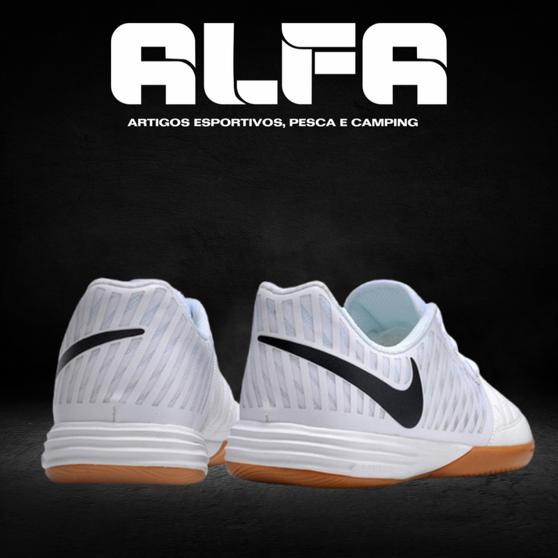 Chuteira de Futsal Nike Lunar Gato 2 Brancas (COM BRINDES EXCLUSIVOS)