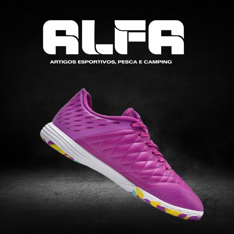 Chuteira de Futsal Nike Lunar Gato 2 Rosa (COM BRINDES EXCLUSIVOS)