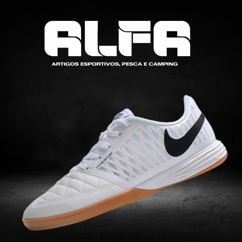 Chuteira de Futsal Nike Lunar Gato 2 Brancas (COM BRINDES EXCLUSIVOS)