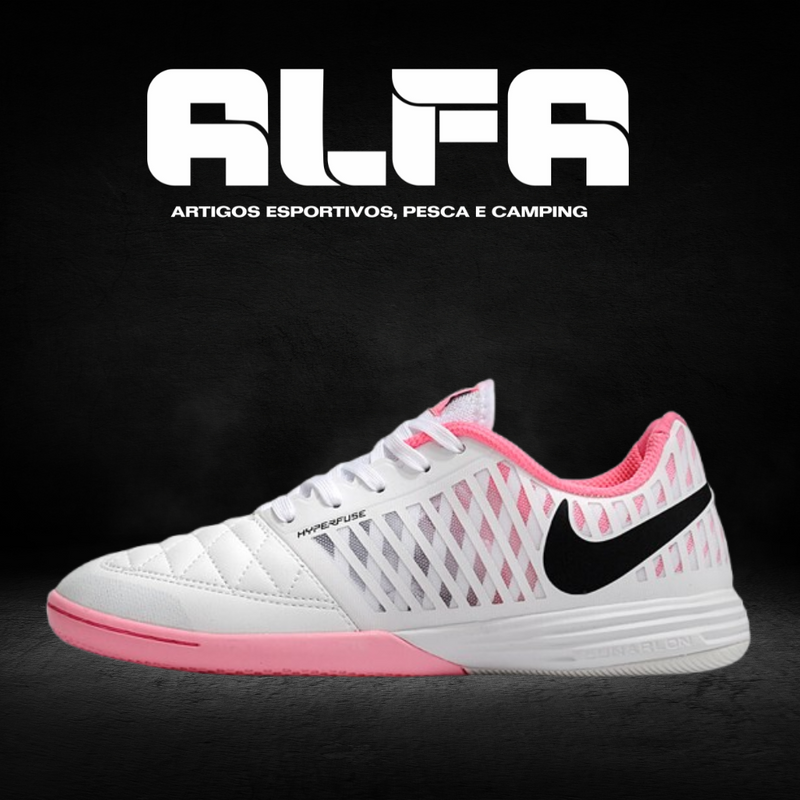 Chuteira de Futsal Nike Lunar Gato 2 Brancas (COM BRINDES EXCLUSIVOS)