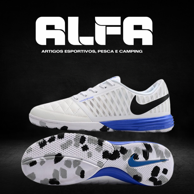 Chuteira de Futsal Nike Lunar Gato 2 Brancas (COM BRINDES EXCLUSIVOS)