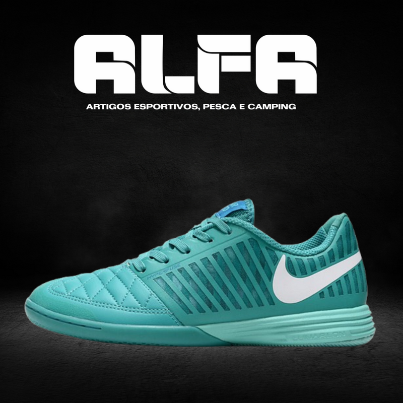 Chuteira de Futsal Nike Lunar Gato 2 Azul (COM BRINDES EXCLUSIVOS)