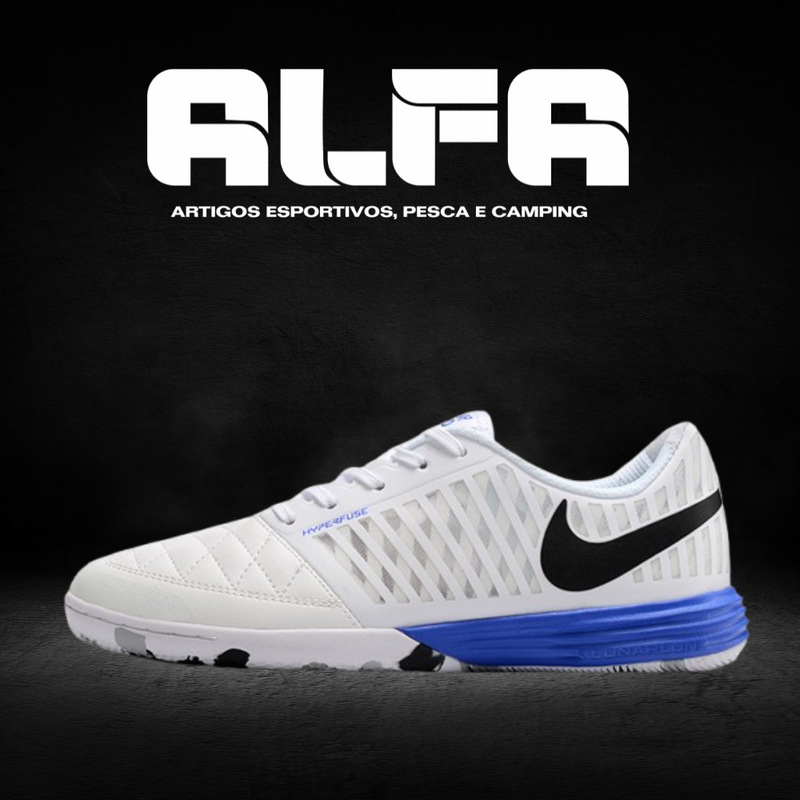 Chuteira de Futsal Nike Lunar Gato 2 Brancas (COM BRINDES EXCLUSIVOS)