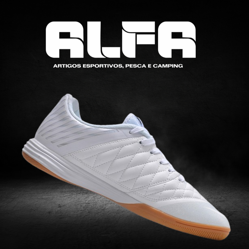 Chuteira de Futsal Nike Lunar Gato 2 Brancas (COM BRINDES EXCLUSIVOS)