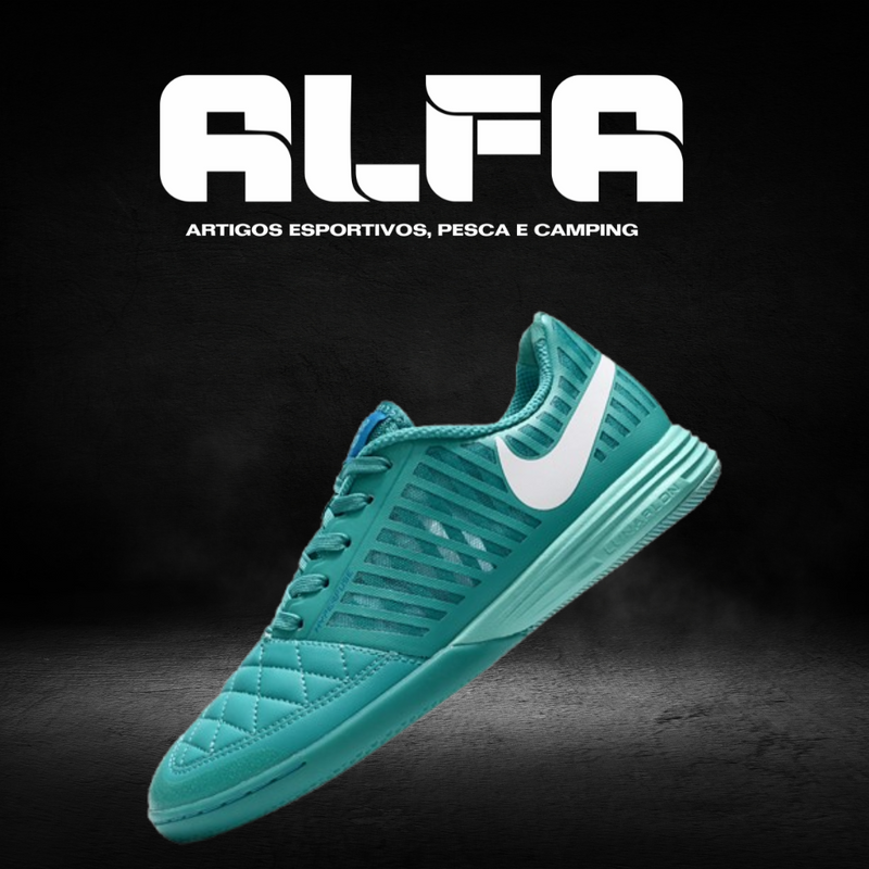 Chuteira de Futsal Nike Lunar Gato 2 Azul (COM BRINDES EXCLUSIVOS)