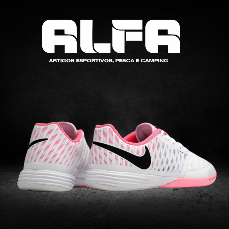 Chuteira de Futsal Nike Lunar Gato 2 Brancas (COM BRINDES EXCLUSIVOS)