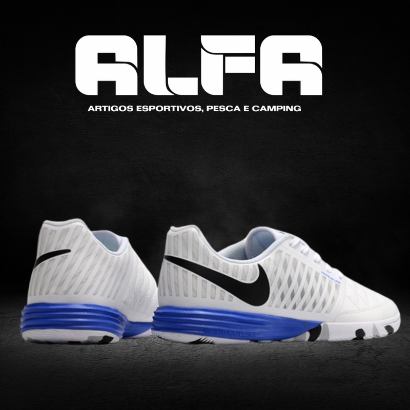 Chuteira de Futsal Nike Lunar Gato 2 Brancas (COM BRINDES EXCLUSIVOS)