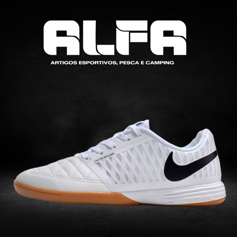 Chuteira de Futsal Nike Lunar Gato 2 Brancas (COM BRINDES EXCLUSIVOS)