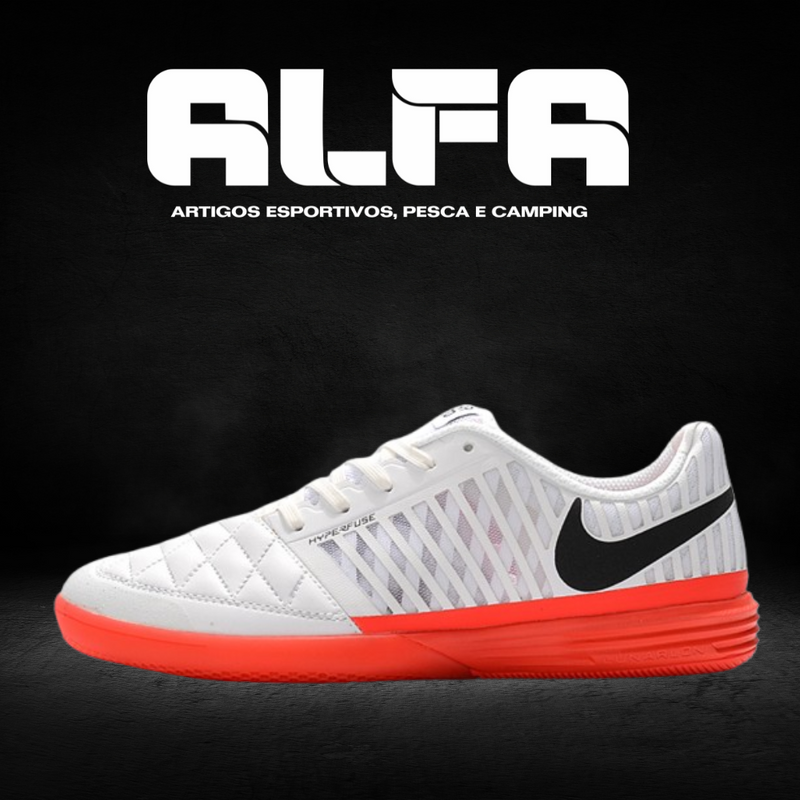 Chuteira de Futsal Nike Lunar Gato 2 Brancas (COM BRINDES EXCLUSIVOS)