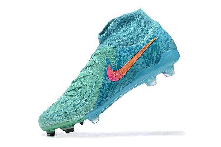 Chuteira Campo Nike Phantom Luna Elite FG Azul + BRINDES EXCLUSIVOS