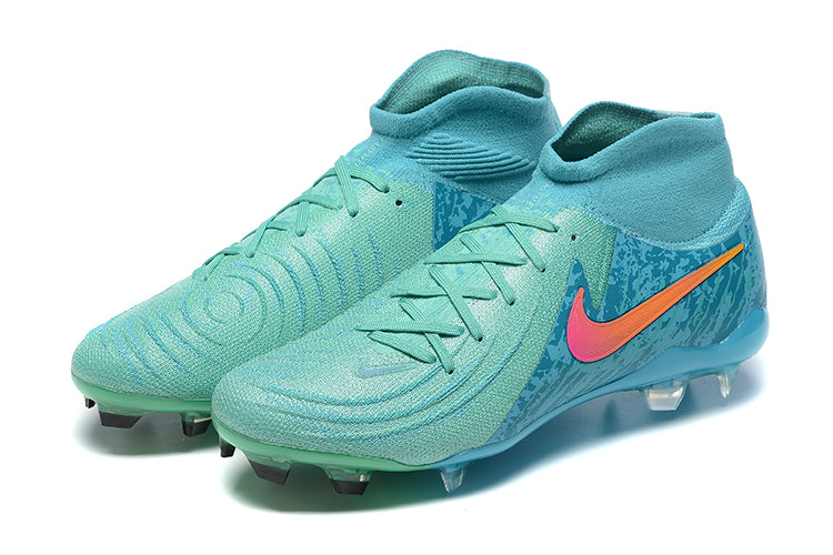 Chuteira Campo Nike Phantom Luna Elite FG Azul + BRINDES EXCLUSIVOS