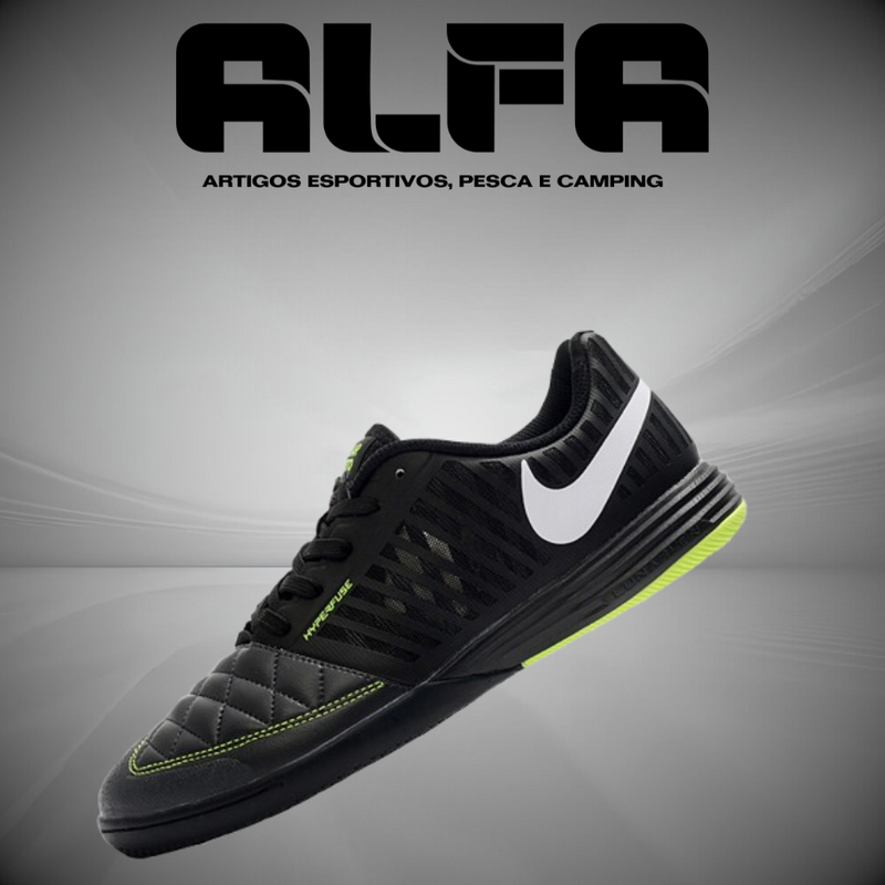 Chuteira de Futsal Nike Lunar Gato 2 Pretas (COM BRINDES EXCLUSIVOS)