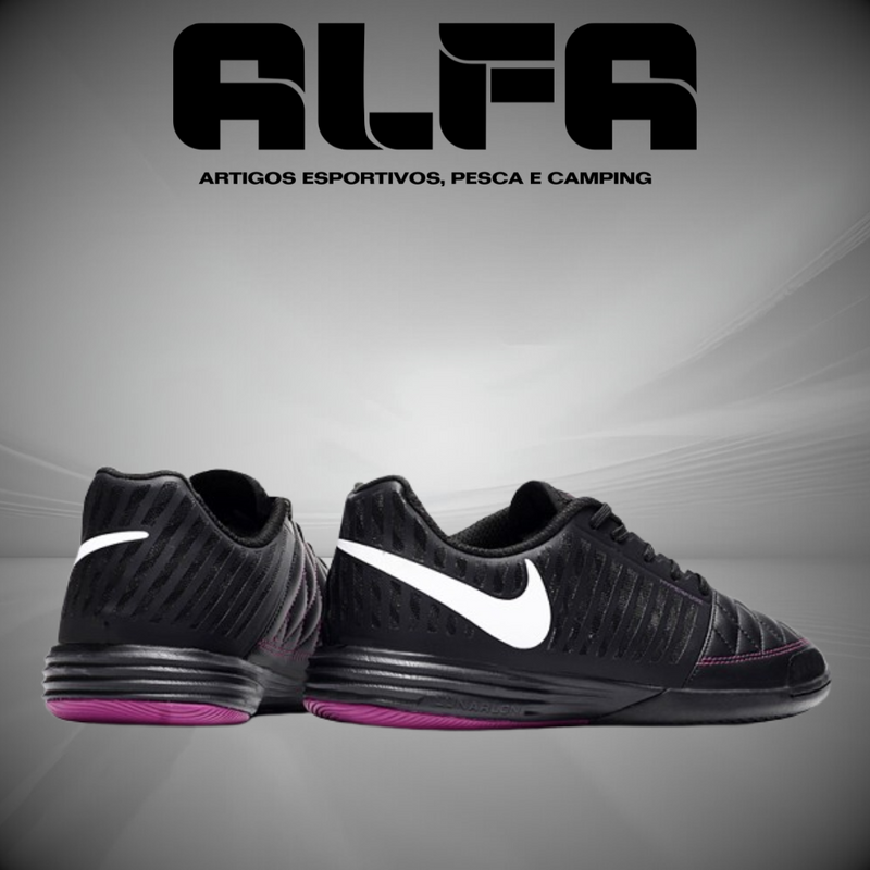 Chuteira de Futsal Nike Lunar Gato 2 Pretas (COM BRINDES EXCLUSIVOS)