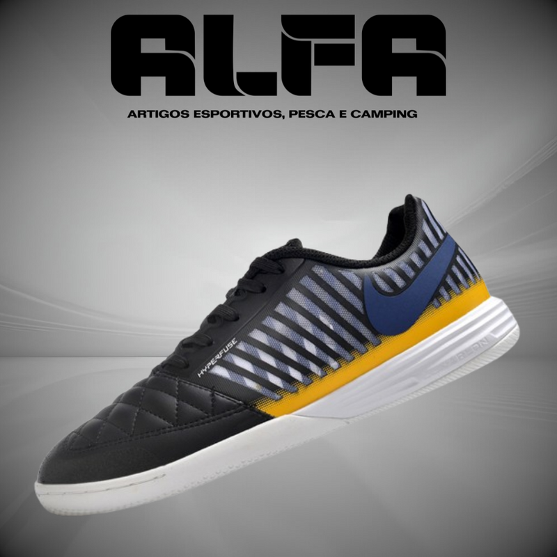 Chuteira de Futsal Nike Lunar Gato 2 Pretas (COM BRINDES EXCLUSIVOS)