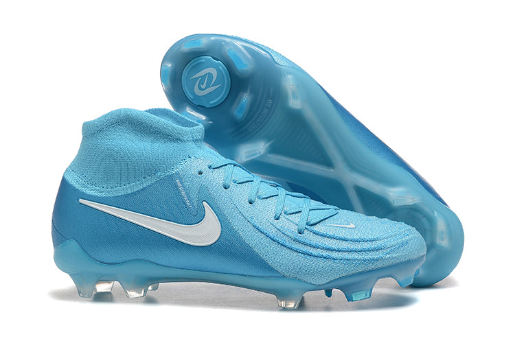 Chuteira Campo Nike Phantom Luna Elite FG Azul + BRINDES EXCLUSIVOS