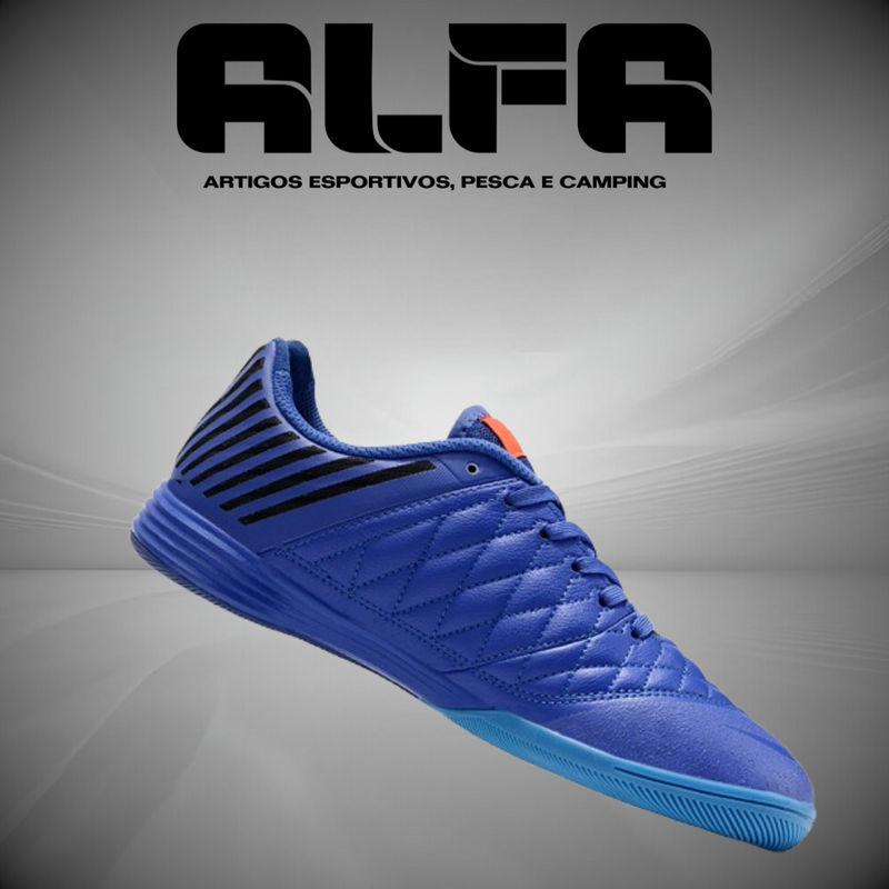 Chuteira de Futsal Nike Lunar Gato 2 Azul (COM BRINDES EXCLUSIVOS)