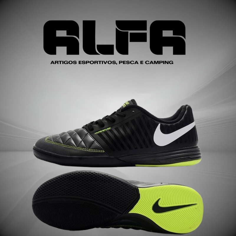 Chuteira de Futsal Nike Lunar Gato 2 Pretas (COM BRINDES EXCLUSIVOS)