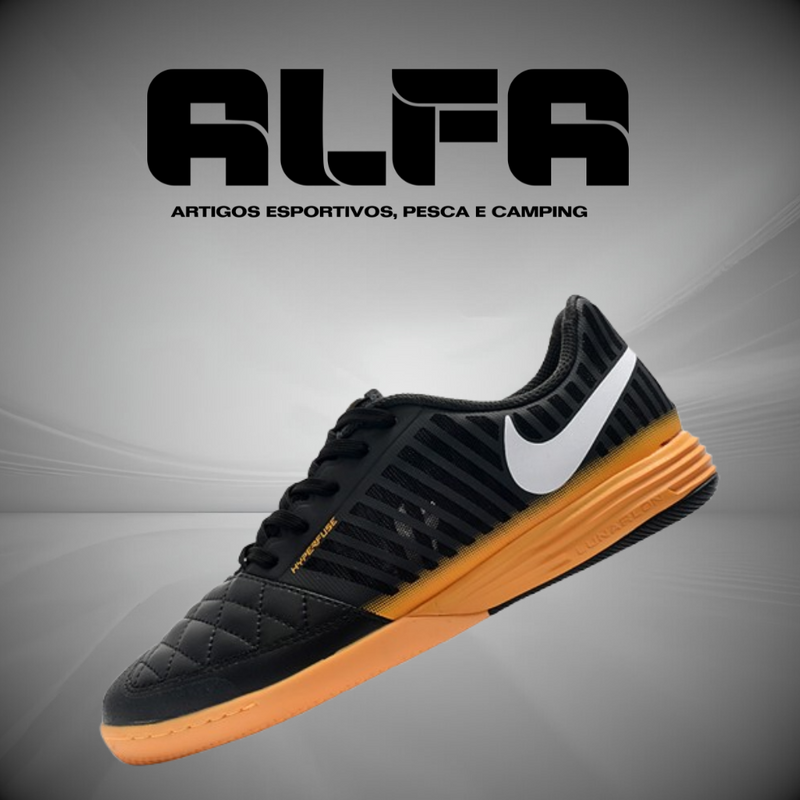 Chuteira de Futsal Nike Lunar Gato 2 Pretas (COM BRINDES EXCLUSIVOS)