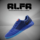 Chuteira de Futsal Nike Lunar Gato 2 Azul (COM BRINDES EXCLUSIVOS)