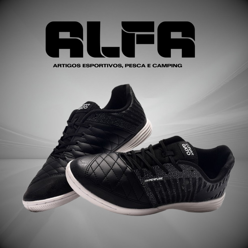 Chuteira de Futsal Nike Lunar Gato 2 Pretas (COM BRINDES EXCLUSIVOS)