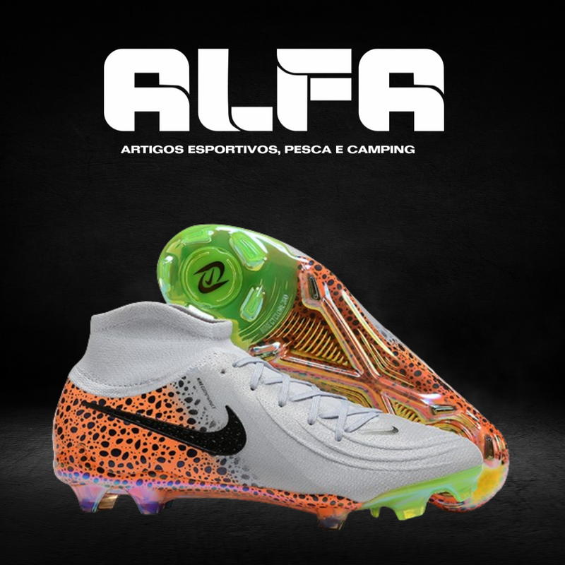 Chuteira Campo Nike Phantom Luna Elite FG Eletric + BRINDES EXCLUSIVOS