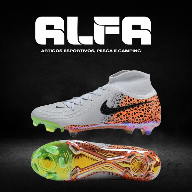 Chuteira Campo Nike Phantom Luna Elite FG Eletric + BRINDES EXCLUSIVOS