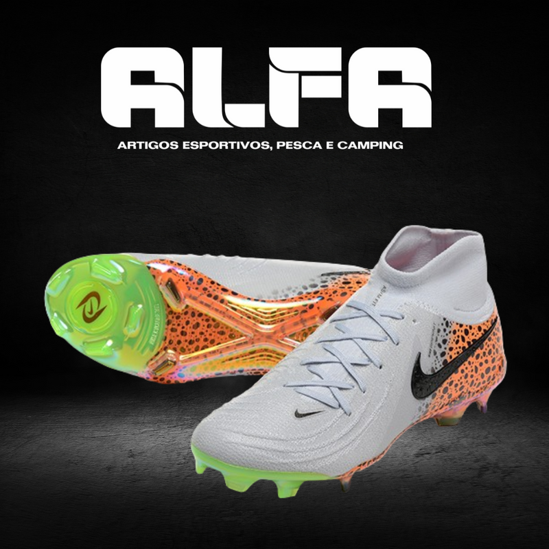 Chuteira Campo Nike Phantom Luna Elite FG Eletric + BRINDES EXCLUSIVOS