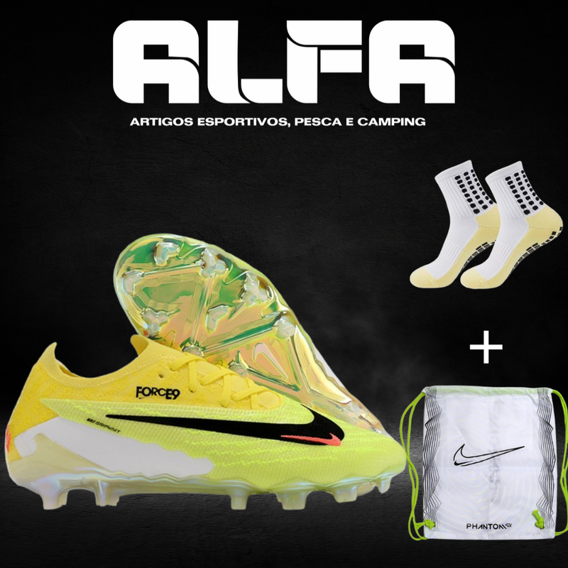 Chuteira Campo Nike Phantom GX Elite FG HAALAND + BRINDES EXCLUSIVOS