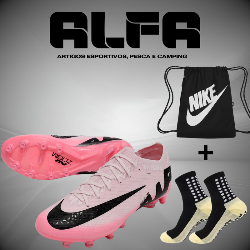 Chuteira Campo Nike Zoom Mercurial Vapor 15 Academy  + BRINDES EXCLUSIVOS