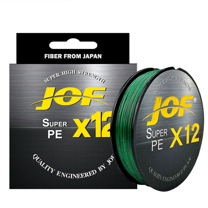 Linha JOF Multifilamento X12 Fios Trançados 300m