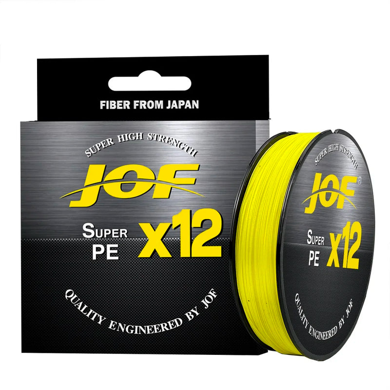 Linha JOF Multifilamento X12 Fios Trançados 300m