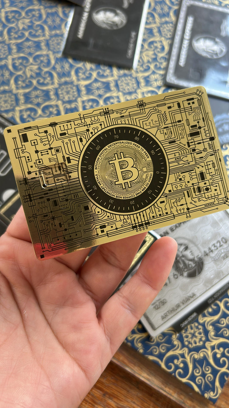 CARTÃO PERSONALIZADO CRIPTO