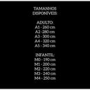 Faixa Kitai de Jiu Jitsu - Branca Ponta preta (adulto e infantil)