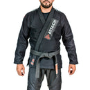 Kimono Jiu Jitsu Trançado Adulto - ATTACK 2.0 PRETO