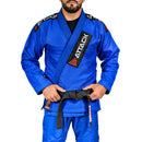 Kimono Jiu Jitsu Trançado Adulto - ATTACK 2.0 AZUL