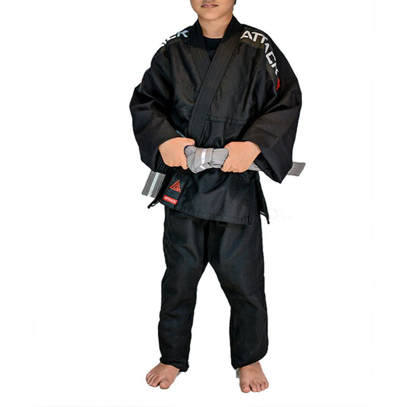 Kimono Infantil Jiu Jitsu e Judô PRETO + Faixa Branca