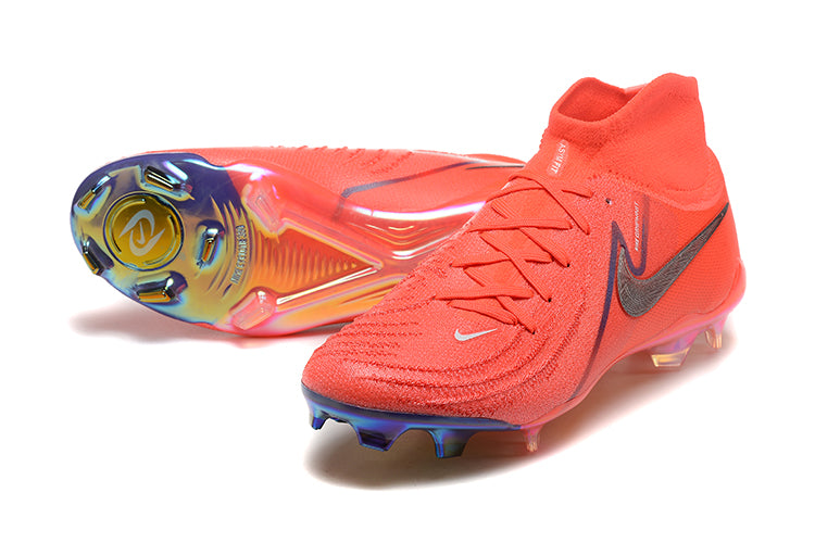 Chuteira Campo Nike Phantom Luna Elite FG Salmão + BRINDES EXCLUSIVOS