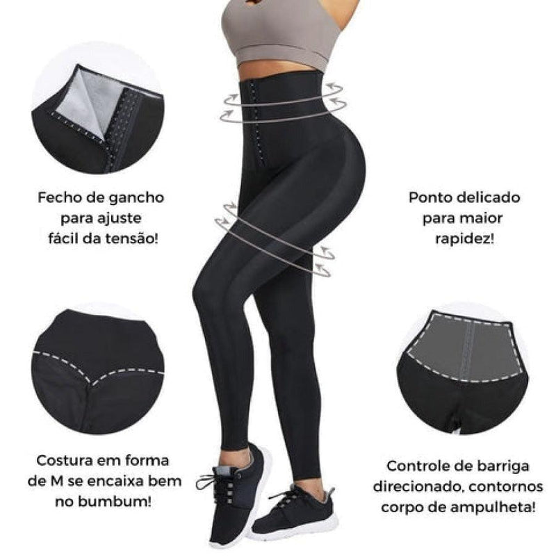 LIQUIDAÇÃO RELÂMPAGO (ÚLTIMO DIA) - Efeito Sauna - FIT MULHER Modela Cintura, Queima Calorias, Pochete e Ideal para Pós Parto - GARANTIA - Espaço Online